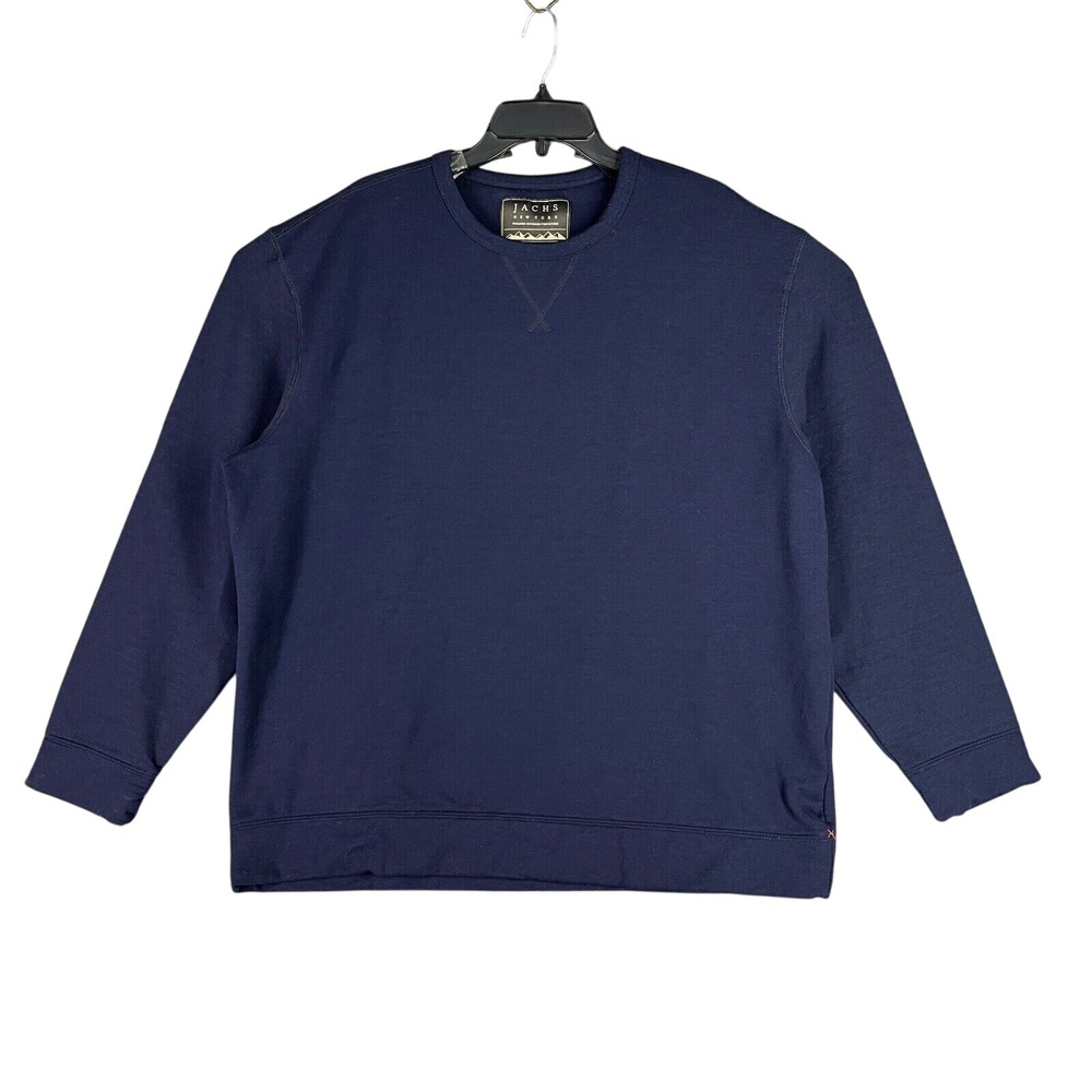 JACHS New York XXL Navy Crewneck Sweatshirt Premium Outdoor Pullover‎ Mens